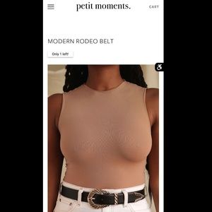 petit moments NWOT Modern Rodeo Belt